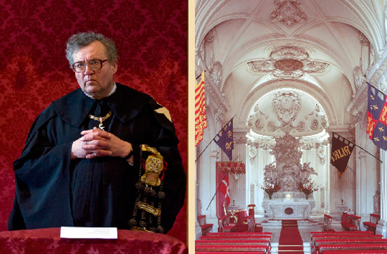 Stormester M Festing og Santa Maria del Priorato ved Villa Malta