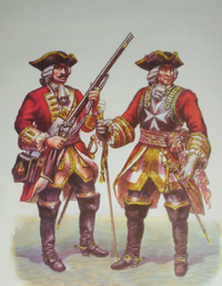 Malteseriddere ca. 1750