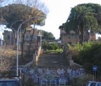 Smuk trappe i Garbatella